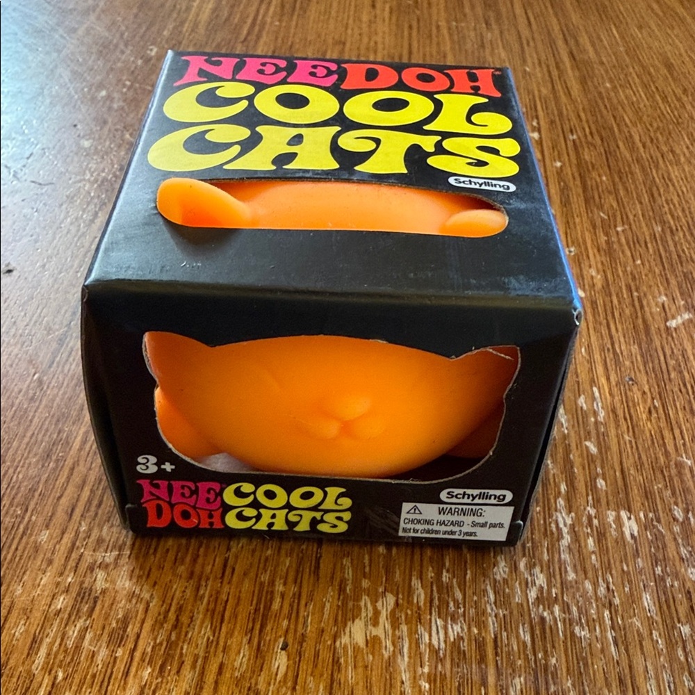 Needoh Cool Cats Orange Cat Toy